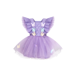 Romper Jardim das Borboletas Lavanda