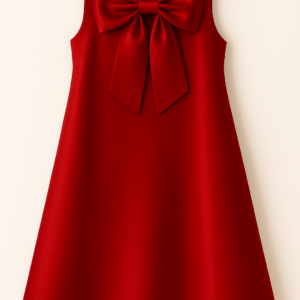 Vestido Laço de Encanto Vermelho Adulto